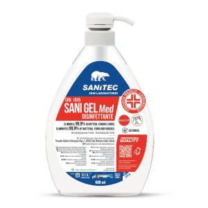 Дезинфицирующее средство для рук на спиртовой основе без ополаскивания Sanitec SANI GEL MED (1035)
