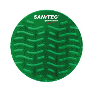 Резиновая сетка для писсуаров дезодорированная Sanitec GREEN SCENTED RETINA — Яблоко (2433)