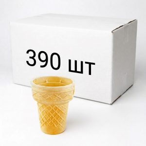 Вафельний стаканчик для морозива 390 шт КАНАДСЬКИЙ КОНУС 65
