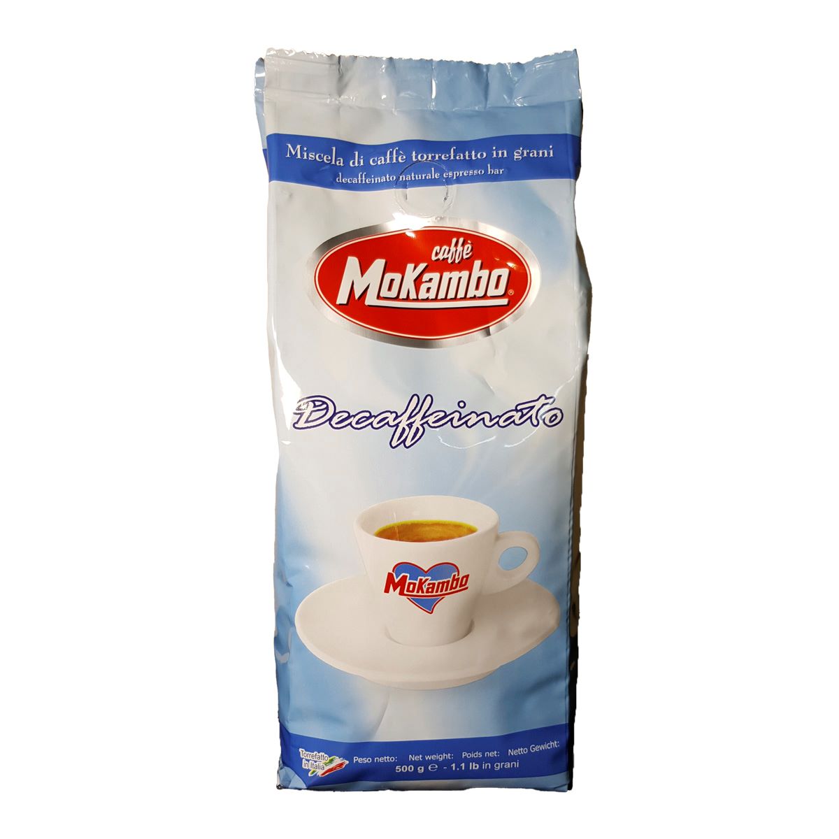 Кофе в зернах MoKambo Decaffeinato 500 грамм Без кофеина — изображение 2