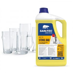 Миючий засіб для скляного посуду Sanitec STOVIL BAR (1110)