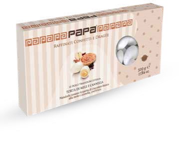 Драже мигдаль в білому шоколаді з мигдальним печивом в глазурі Papa Confetti 500 г
