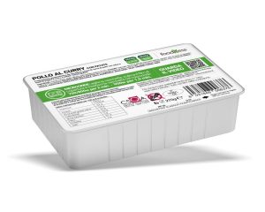 Готовый обед в лотке Курица карри с картофелем 270 г (Италия)