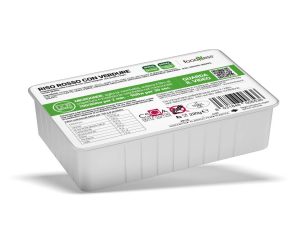 Готовый обед в лотке Красный рис с овощами 220 г (Италия)